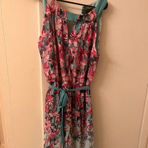 Floral dress size 10